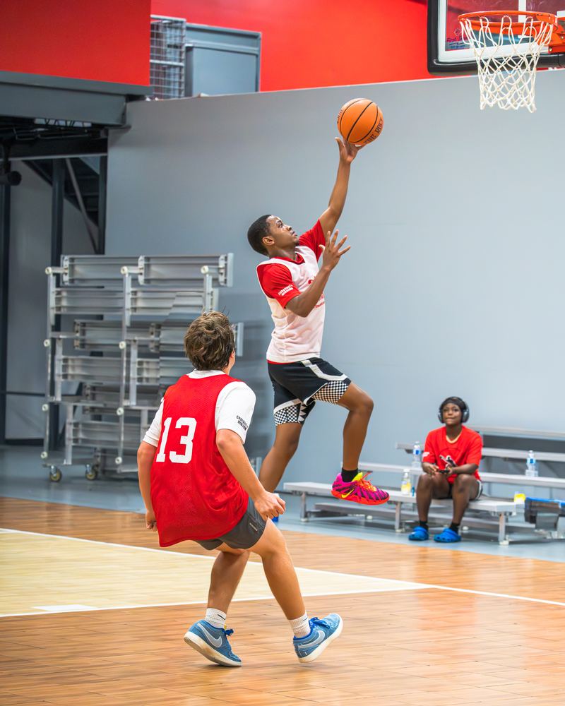 Crossover Mission youth basketball event, Vero Beach, action photograph by Campbell Shepard