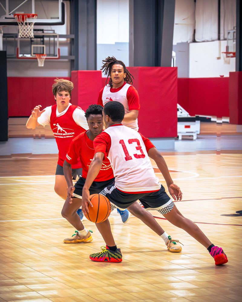 Crossover Mission youth basketball event in Vero Beach, Florida, community event coverage by Campbell Shepard